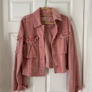 Pink Corduroy Jacket